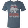 T-Shirts Indigo / S Nope No Way Men's Triblend T-Shirt