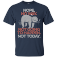 T-Shirts Navy / S Nope No Way T-Shirt