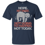 T-Shirts Navy / S Nope No Way T-Shirt