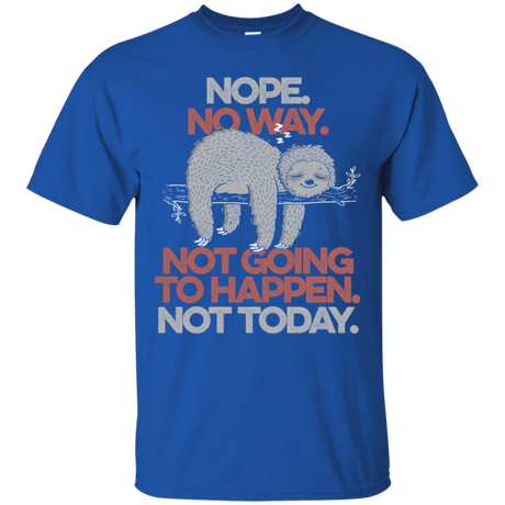 T-Shirts Royal / S Nope No Way T-Shirt