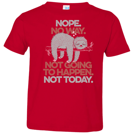 T-Shirts Red / 2T Nope No Way Toddler Premium T-Shirt