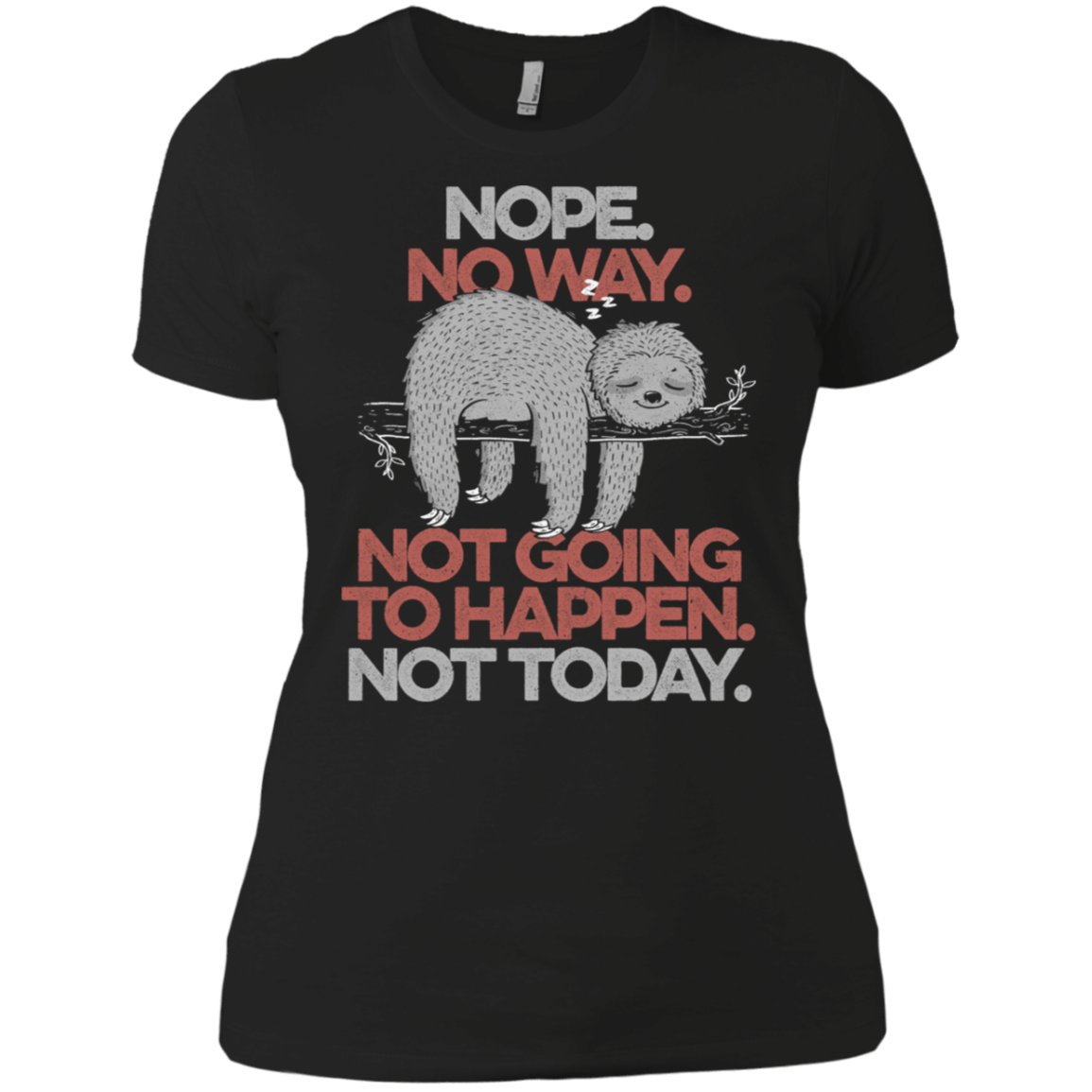 T-Shirts Black / X-Small Nope No Way Women's Premium T-Shirt