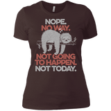 T-Shirts Dark Chocolate / X-Small Nope No Way Women's Premium T-Shirt