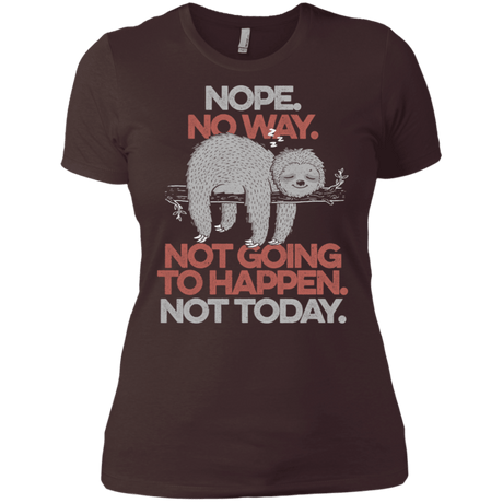 T-Shirts Dark Chocolate / X-Small Nope No Way Women's Premium T-Shirt