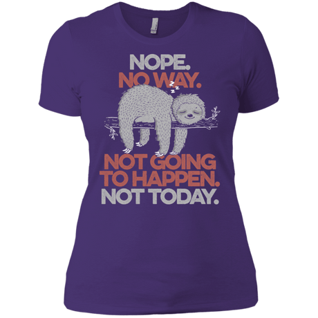T-Shirts Purple Rush/ / X-Small Nope No Way Women's Premium T-Shirt