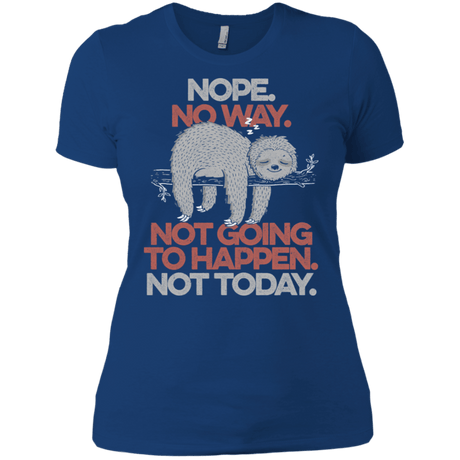 T-Shirts Royal / X-Small Nope No Way Women's Premium T-Shirt