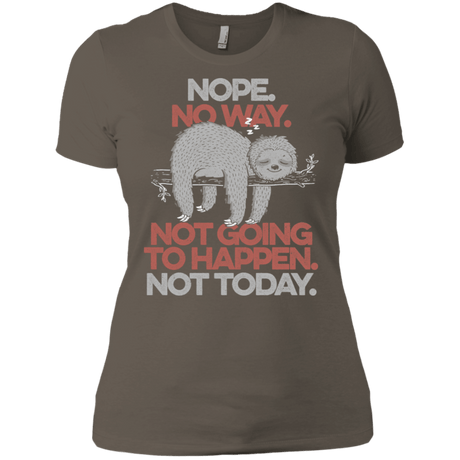 T-Shirts Warm Grey / X-Small Nope No Way Women's Premium T-Shirt