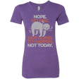 T-Shirts Purple Rush / S Nope No Way Women's Triblend T-Shirt
