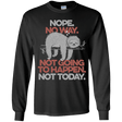 T-Shirts Black / YS Nope No Way Youth Long Sleeve T-Shirt