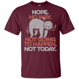 T-Shirts Maroon / YXS Nope No Way Youth T-Shirt