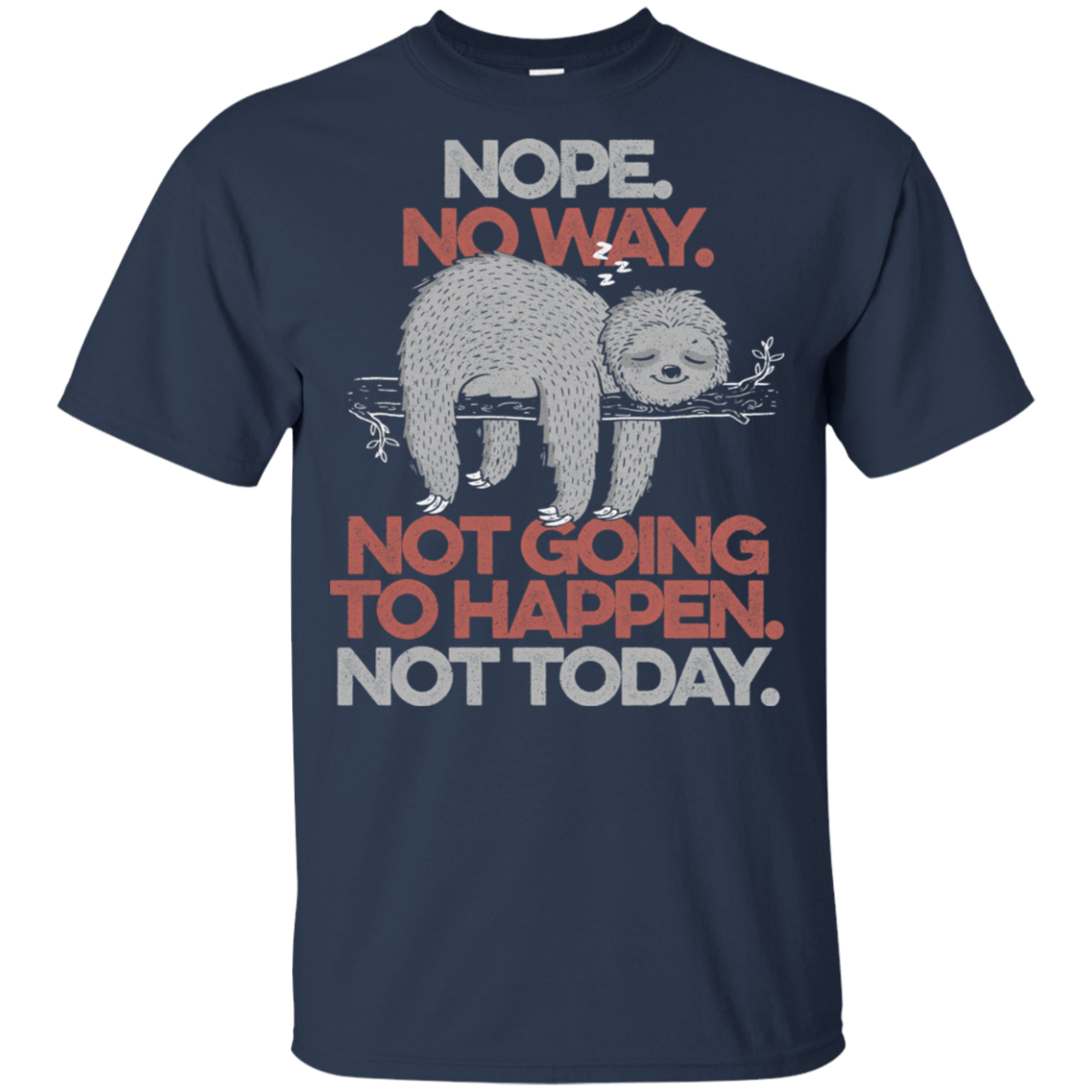 T-Shirts Navy / YXS Nope No Way Youth T-Shirt