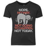 T-Shirts Vintage Black / YXS Nope No Way Youth Triblend T-Shirt