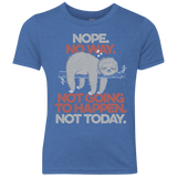 T-Shirts Vintage Royal / YXS Nope No Way Youth Triblend T-Shirt