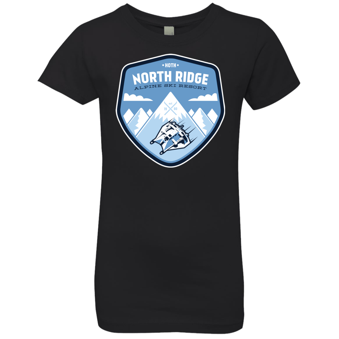 T-Shirts Black / YXS North Ridge Ski Resort Girls Premium T-Shirt