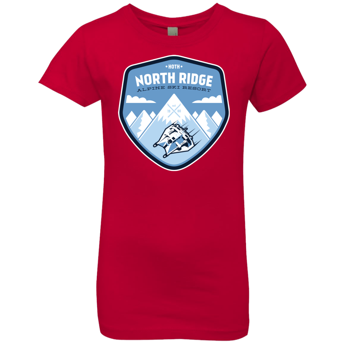 T-Shirts Red / YXS North Ridge Ski Resort Girls Premium T-Shirt