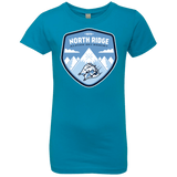 T-Shirts Turquoise / YXS North Ridge Ski Resort Girls Premium T-Shirt