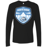 T-Shirts Black / Small North Ridge Ski Resort Men's Premium Long Sleeve