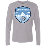 T-Shirts Heather Grey / Small North Ridge Ski Resort Men's Premium Long Sleeve