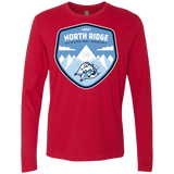 T-Shirts Red / Small North Ridge Ski Resort Men's Premium Long Sleeve