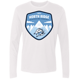 T-Shirts White / Small North Ridge Ski Resort Men's Premium Long Sleeve
