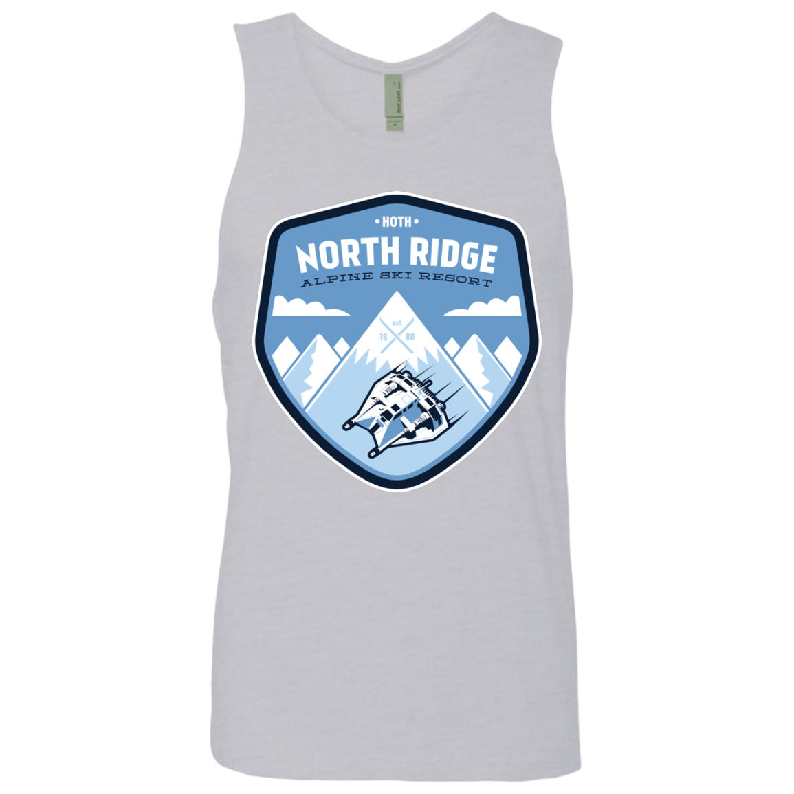 T-Shirts Heather Grey / Small North Ridge Ski Resort Men's Premium Tank Top