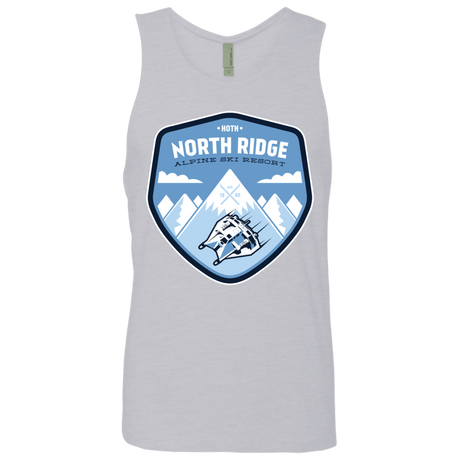 T-Shirts Heather Grey / Small North Ridge Ski Resort Men's Premium Tank Top