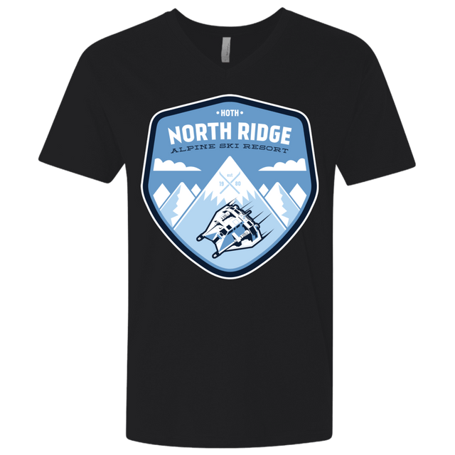 T-Shirts Black / X-Small North Ridge Ski Resort Men's Premium V-Neck