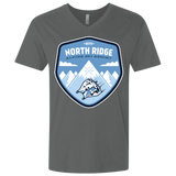 T-Shirts Heavy Metal / X-Small North Ridge Ski Resort Men's Premium V-Neck