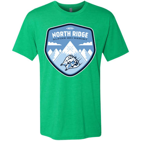 T-Shirts Envy / Small North Ridge Ski Resort Men's Triblend T-Shirt