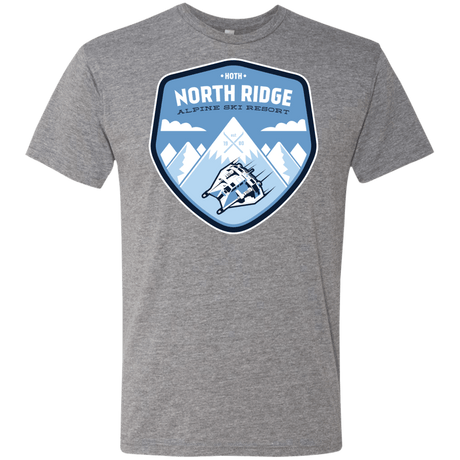 T-Shirts Premium Heather / Small North Ridge Ski Resort Men's Triblend T-Shirt