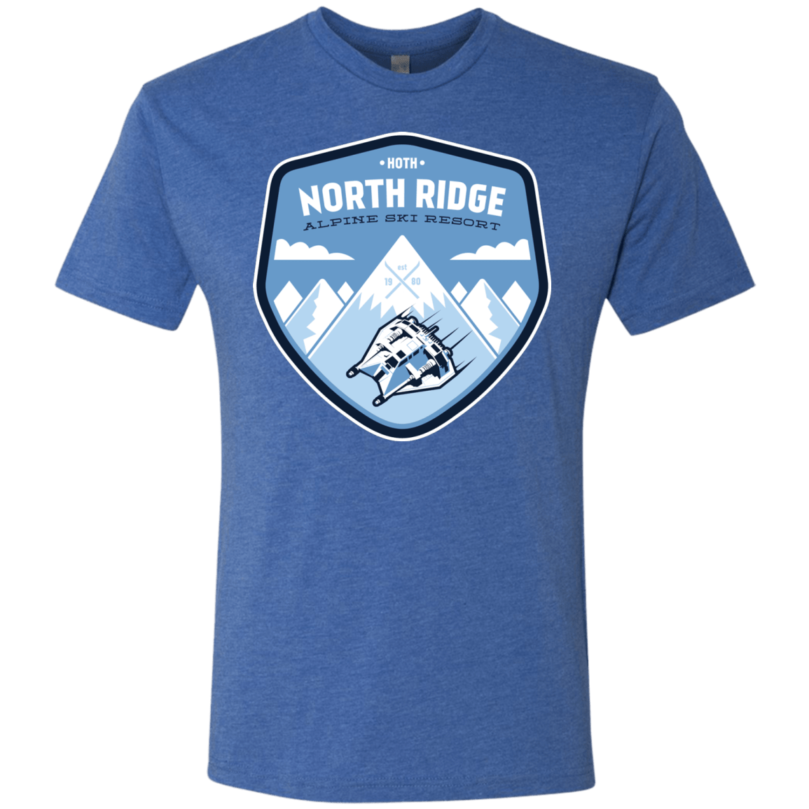 T-Shirts Vintage Royal / Small North Ridge Ski Resort Men's Triblend T-Shirt