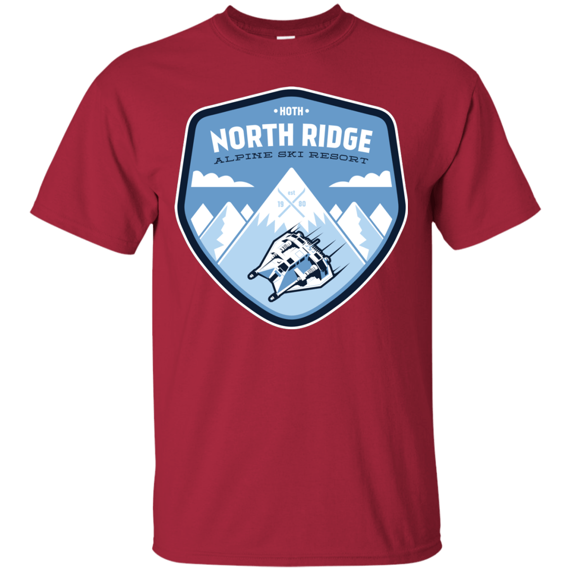 T-Shirts Cardinal / Small North Ridge Ski Resort T-Shirt