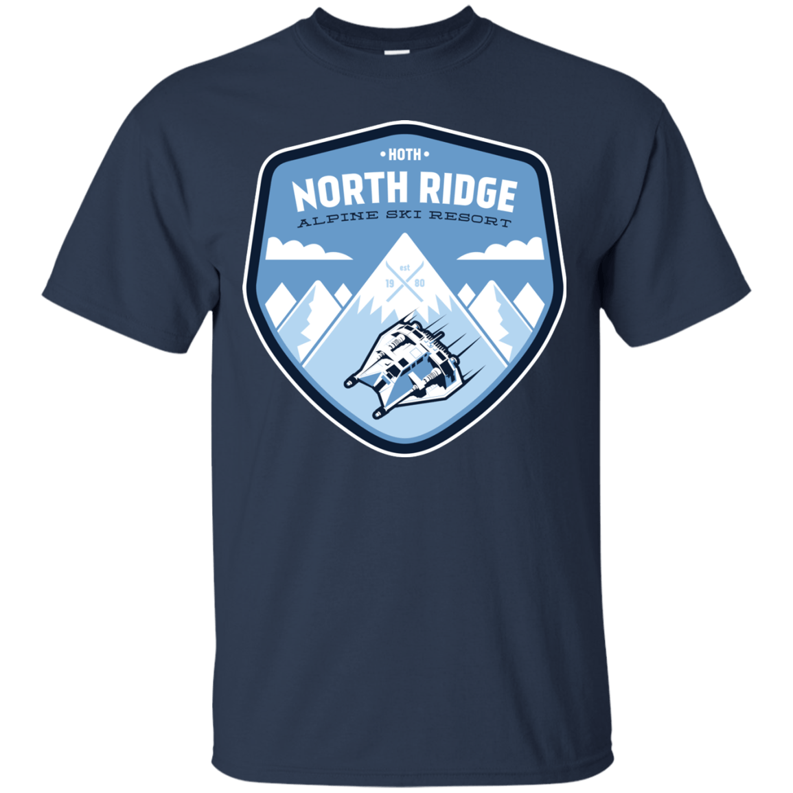 T-Shirts Navy / Small North Ridge Ski Resort T-Shirt