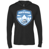 T-Shirts Vintage Black / X-Small North Ridge Ski Resort Triblend Long Sleeve Hoodie Tee