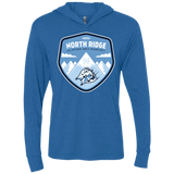 T-Shirts Vintage Royal / X-Small North Ridge Ski Resort Triblend Long Sleeve Hoodie Tee