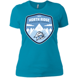 T-Shirts Turquoise / X-Small North Ridge Ski Resort Women's Premium T-Shirt