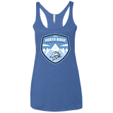 T-Shirts Vintage Royal / X-Small North Ridge Ski Resort Women's Triblend Racerback Tank