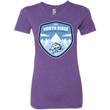 T-Shirts Purple Rush / Small North Ridge Ski Resort Women's Triblend T-Shirt
