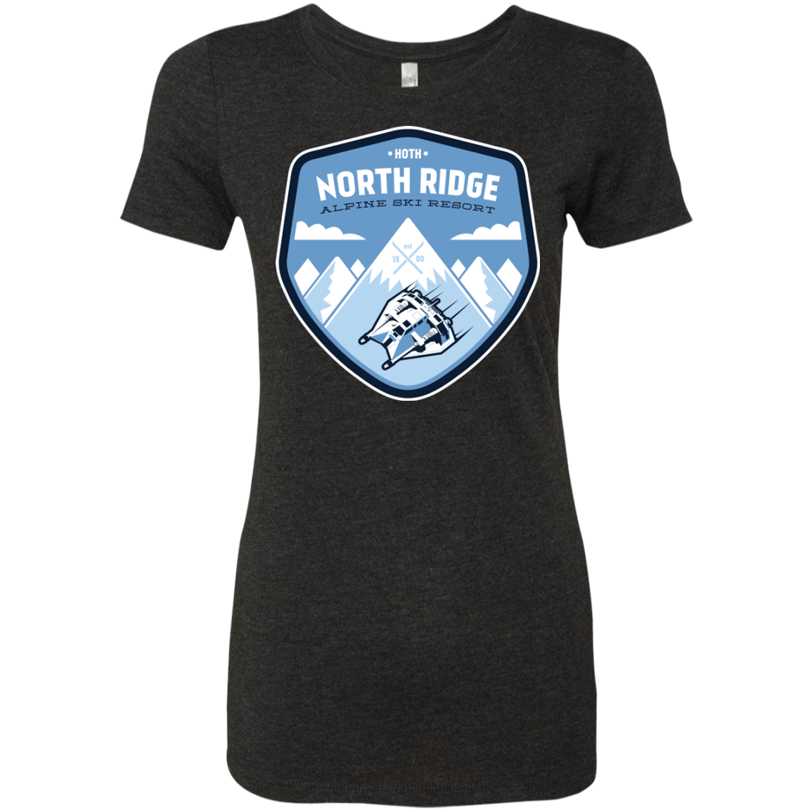 T-Shirts Vintage Black / Small North Ridge Ski Resort Women's Triblend T-Shirt