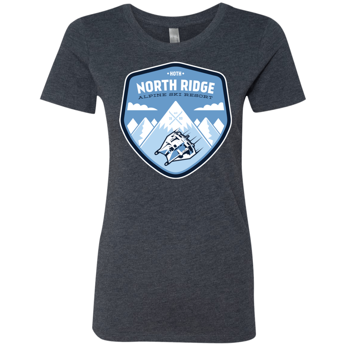 T-Shirts Vintage Navy / Small North Ridge Ski Resort Women's Triblend T-Shirt