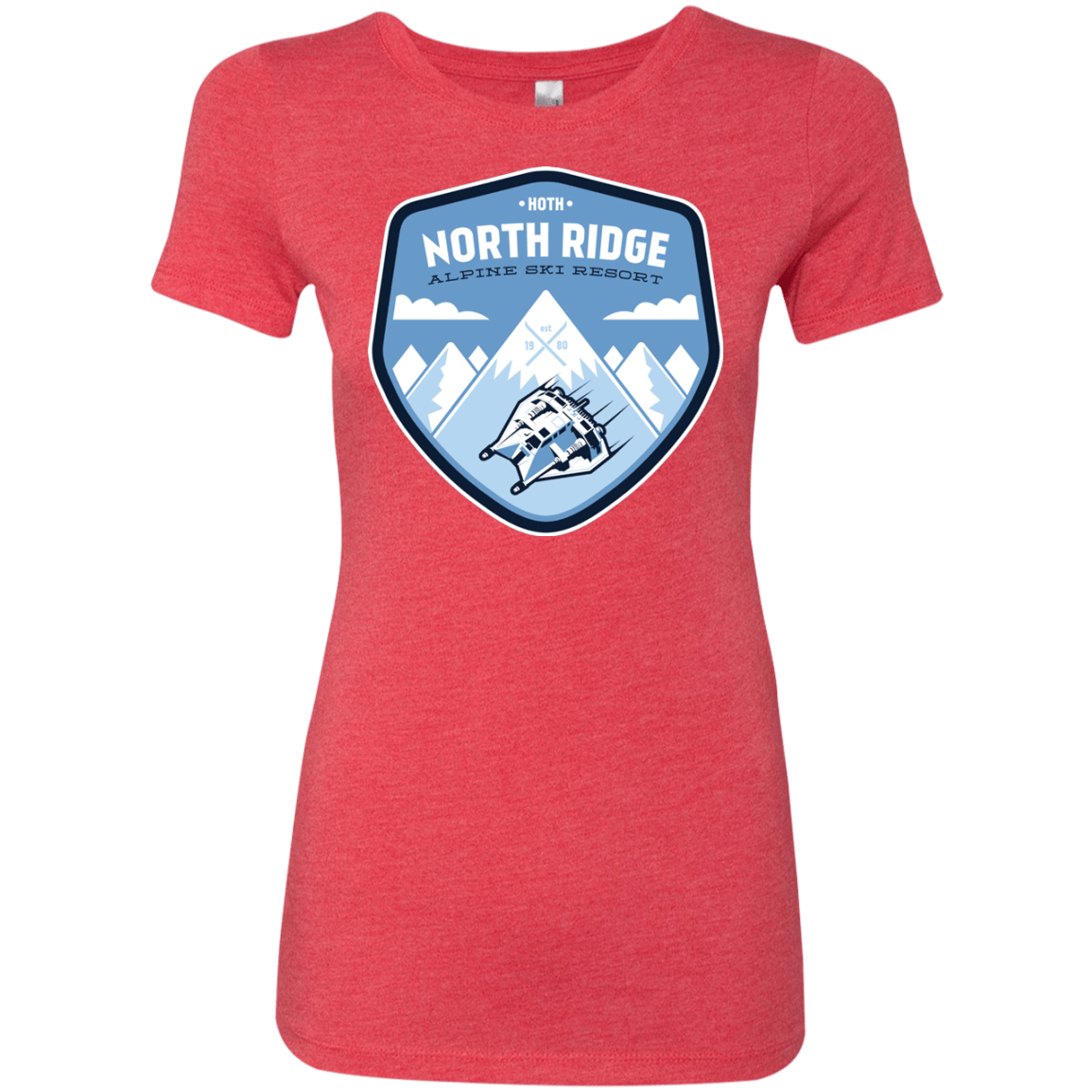 T-Shirts Vintage Red / Small North Ridge Ski Resort Women's Triblend T-Shirt