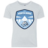 T-Shirts Heather White / YXS North Ridge Ski Resort Youth Triblend T-Shirt
