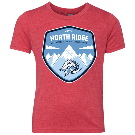 T-Shirts Vintage Red / YXS North Ridge Ski Resort Youth Triblend T-Shirt