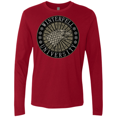 T-Shirts Cardinal / Small North university Men's Premium Long Sleeve
