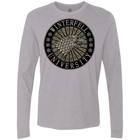 T-Shirts Heather Grey / Small North university Men's Premium Long Sleeve