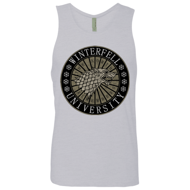 T-Shirts Heather Grey / Small North university Men's Premium Tank Top