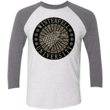 T-Shirts Heather White/Premium Heather / X-Small North university Men's Triblend 3/4 Sleeve