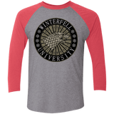 T-Shirts Premium Heather/ Vintage Red / X-Small North university Men's Triblend 3/4 Sleeve