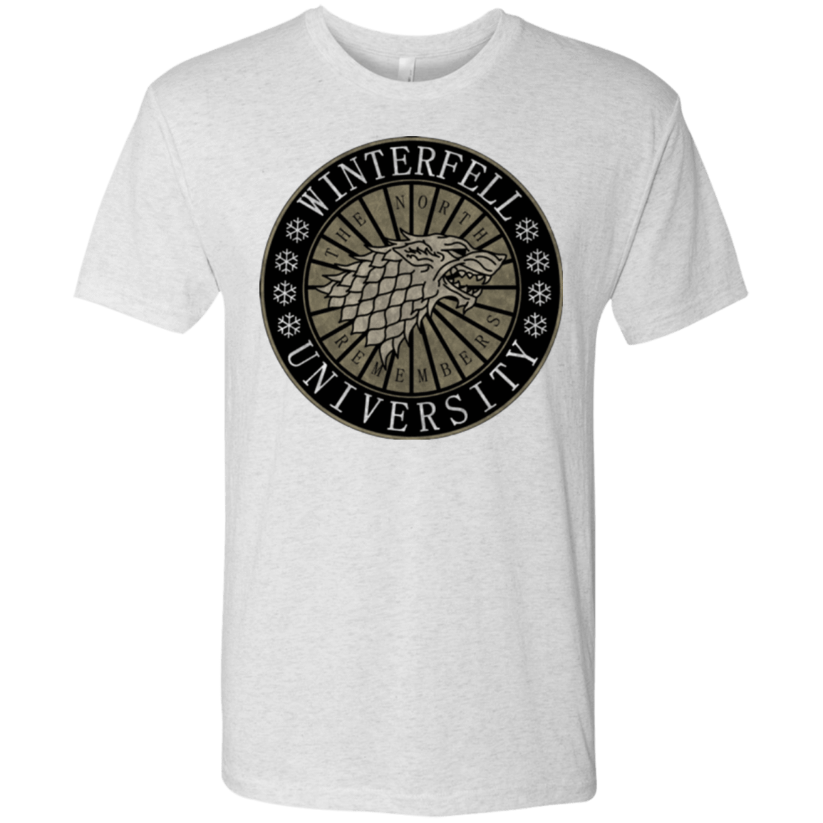 T-Shirts Heather White / Small North university Men's Triblend T-Shirt
