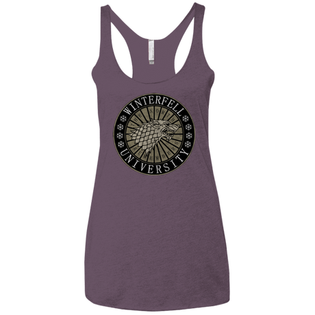 T-Shirts Vintage Purple / X-Small North university Women's Triblend Racerback Tank